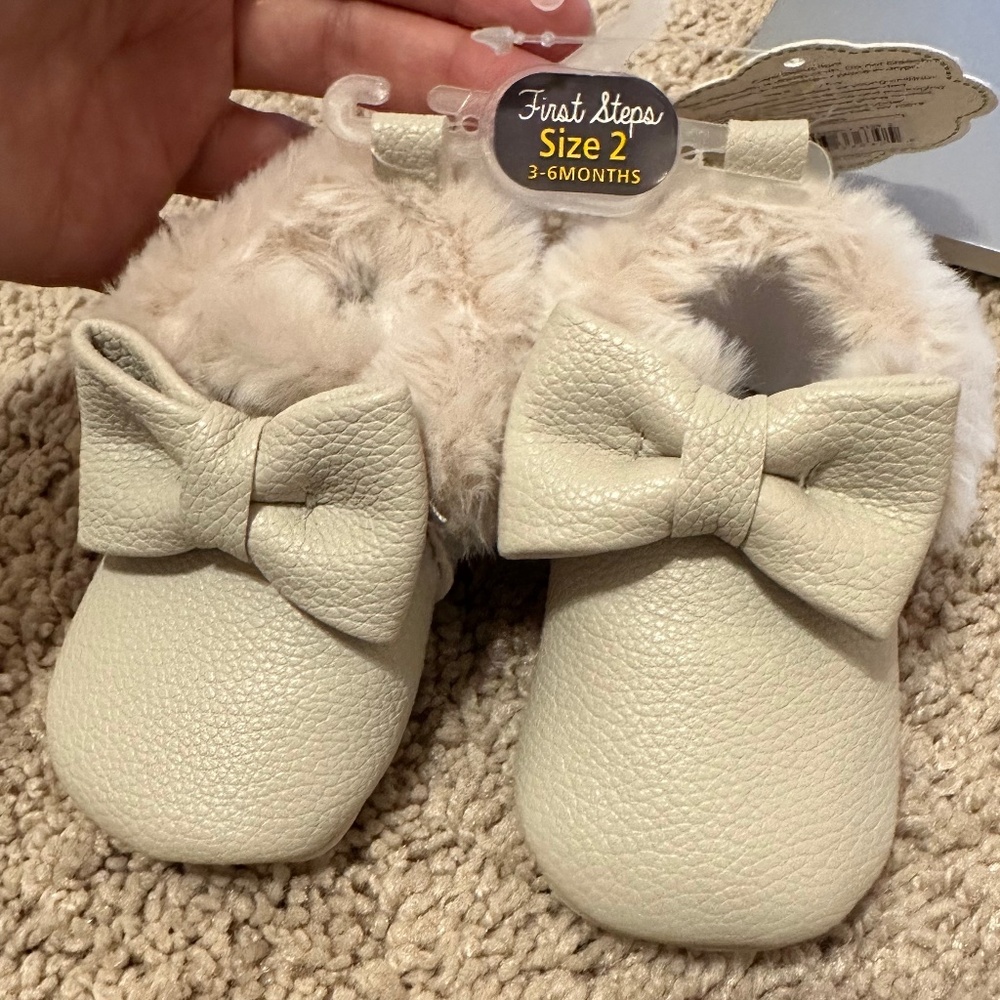 Infant Baby Girl Fur Shoes